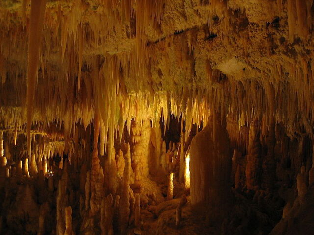 Un ejemplo de una antigua cueva