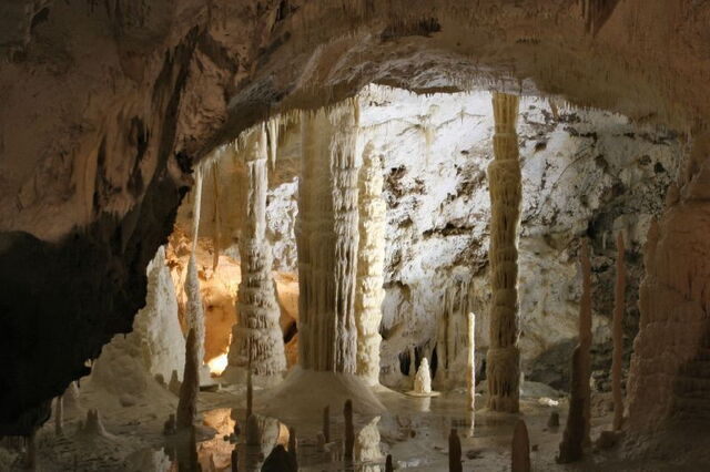 La gruta termal de Giusti en la Toscana