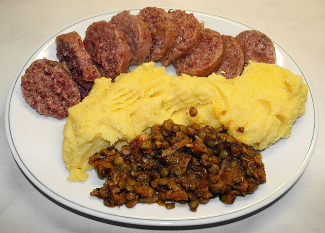 Cotechino plato tradicional de fin de año