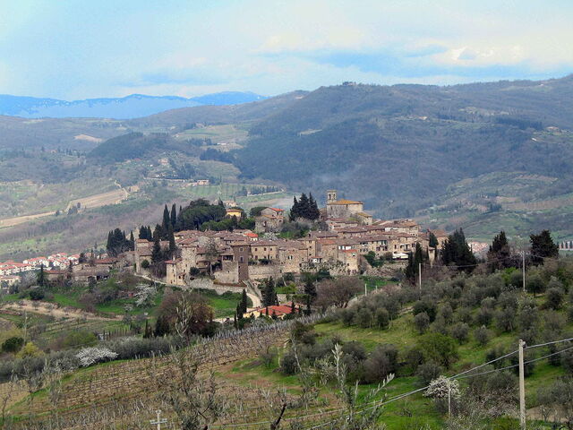 Montefioralle, vista