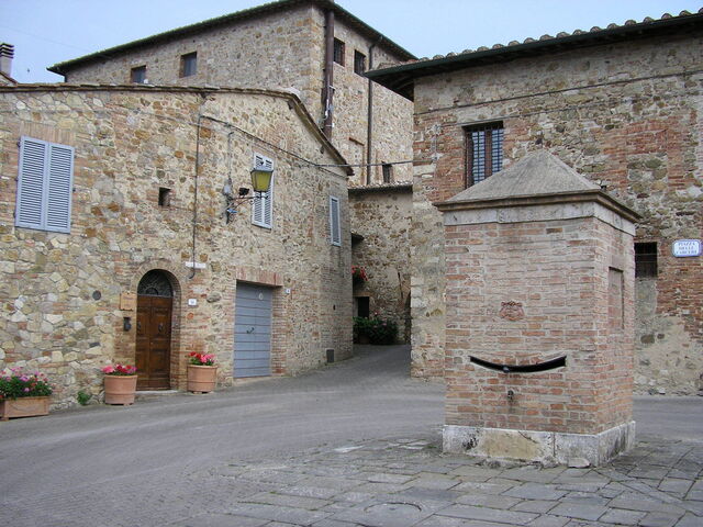 Centro de la ciudad de Murlo
