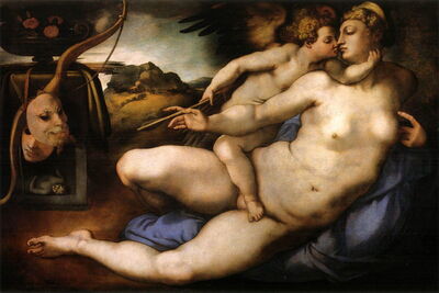 Venus y Cupido, Pontormo