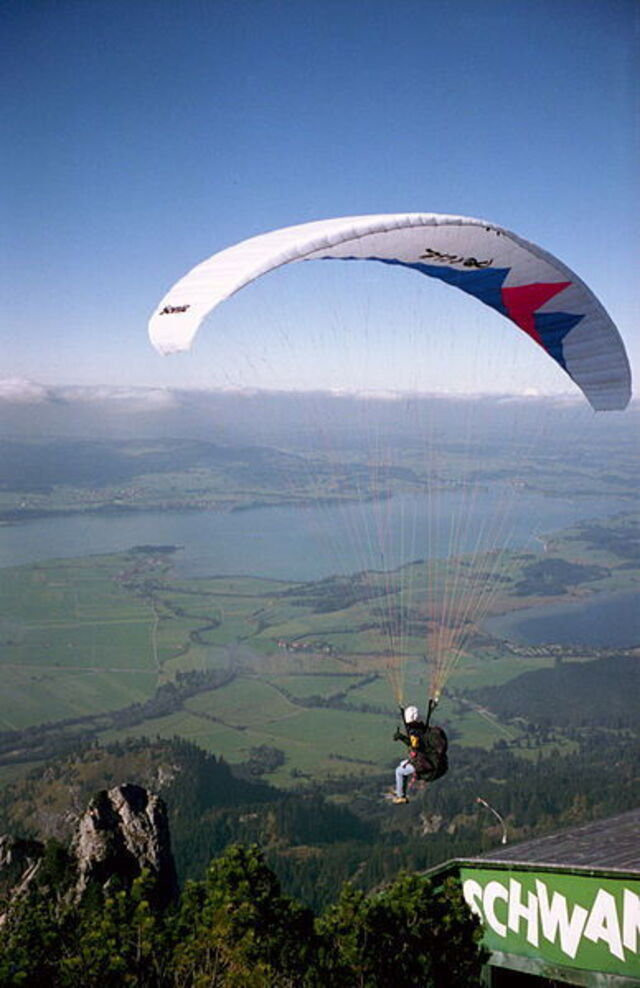 Parapente sobre la Toscana
