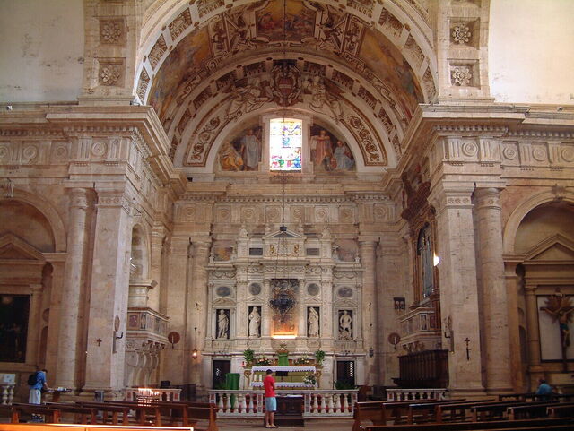 Santuario de la Madonna di San Biagio, interior