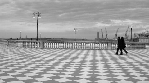 Terrazza Mascagni, blanco y negro