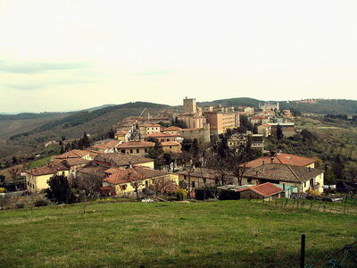 Ciudad de Castellina en Chianti
