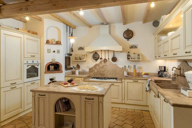 Villa L'elsa Hermosa Casa De Campo, cocina