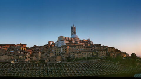 Vista de la ciudad de Siena