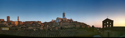 Vista de la ciudad de Siena
