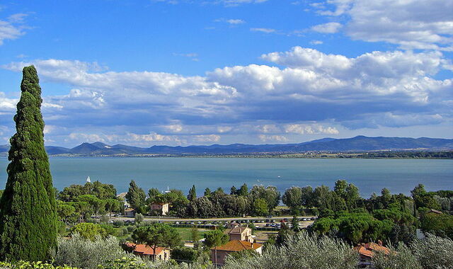 Vista del lago Trasimeno