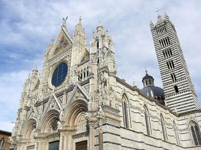 Exterior del Duomo, Siena