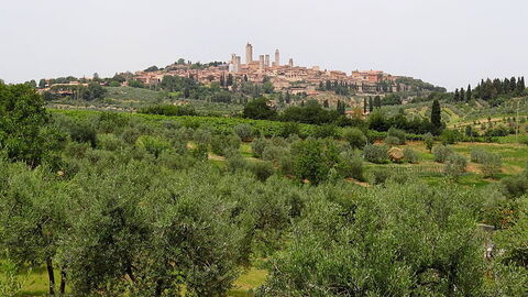Vista de San Gimignano