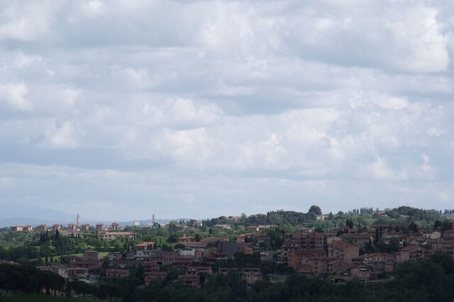 Horizonte de la Toscana en Castelnuovo Berardenga