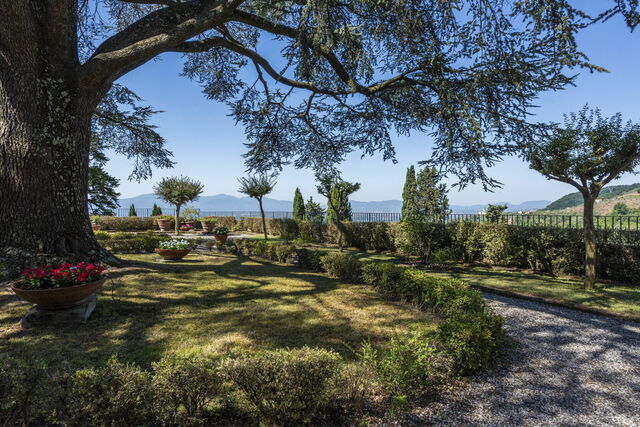 Villa San Gennaro, Jardines