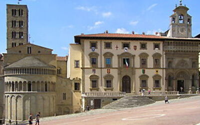Plaza principal de Arezzo