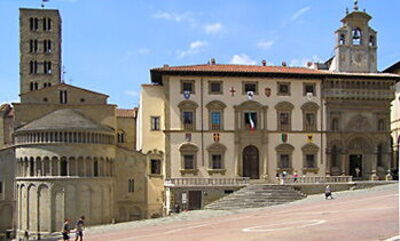 Plaza principal de Arezzo