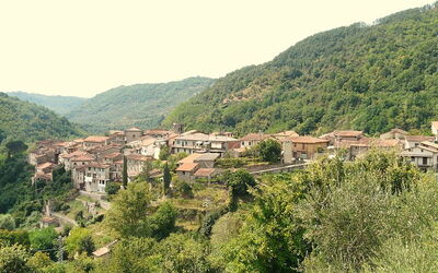 Ciudad de Casola en Lunigiana