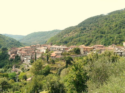 Ciudad de Casola en Lunigiana