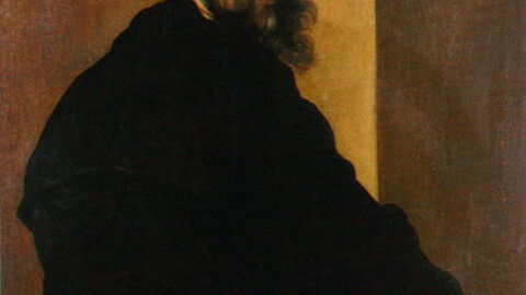 Retrato de Michelangelo por Jacopino de Conte