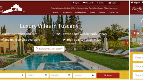 Nueva Tuscany Villas Página Web