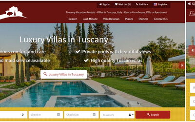 Nueva Tuscany Villas Página Web