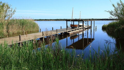 Lago de Burano, muelle