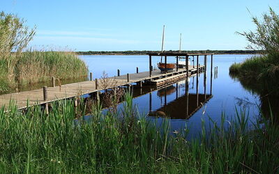 Lago de Burano, muelle