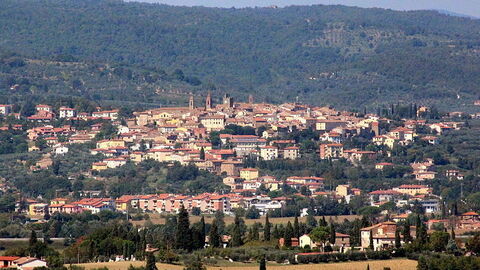 Monte San Savino, vista panorámica