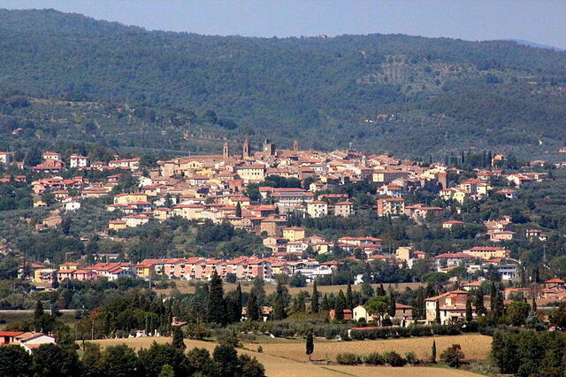 Monte San Savino, vista panorámica