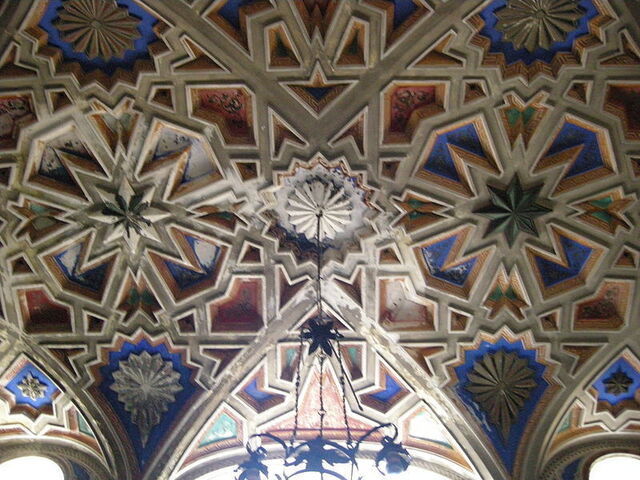 Techo en el castillo de Sammezzano