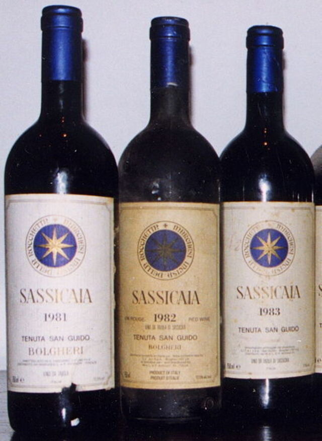 Vino sassicaia