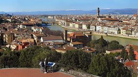 Vista desde el parque michelangelo