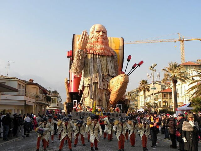 El famoso carnaval de Viareggio