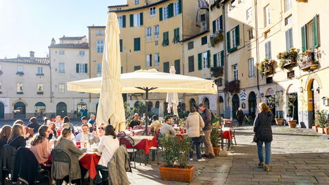 Salir a comer fuera en Lucca