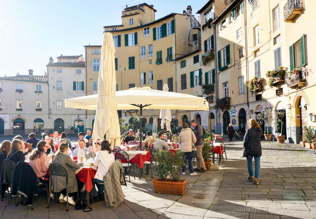 Salir a comer fuera en Lucca