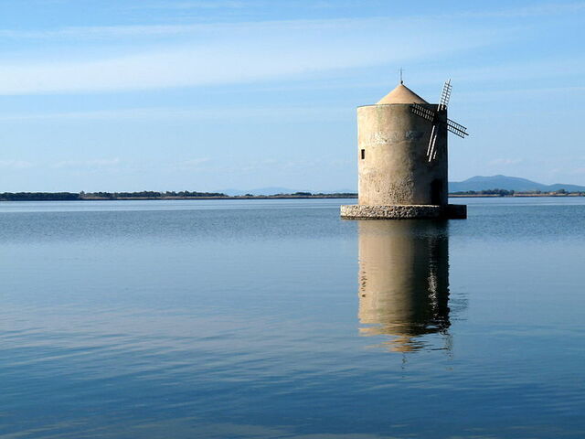 Molino en la laguna de Ortobello