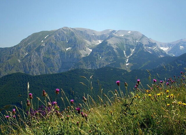 Vista de los Apeninos