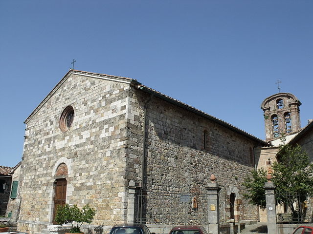 Iglesia de los Santos Giusto y Clemente en Monticiano