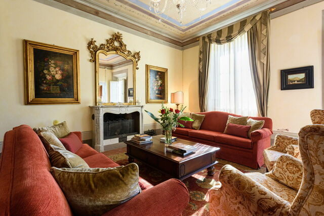 Villa Moriano, sala de estar