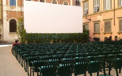 Cine al aire libre en Italia