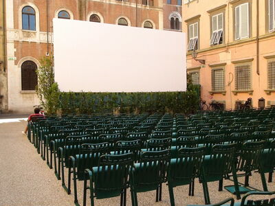 Cine al aire libre en Italia