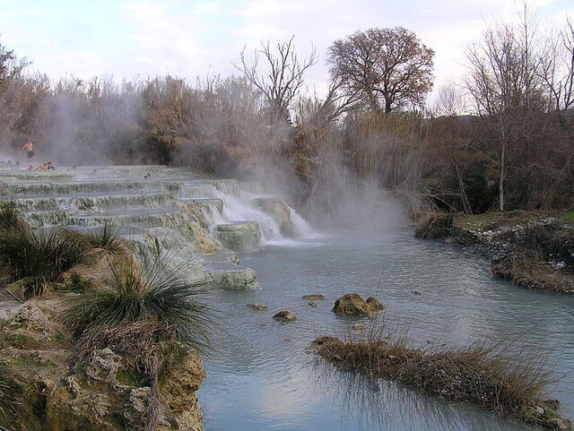 Manciano arroyos termales de Saturnia
