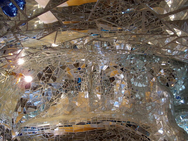 Mosaico interior del jardín