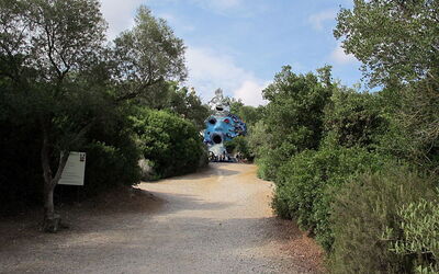 El famoso jardín del Tarot en Garavicchio