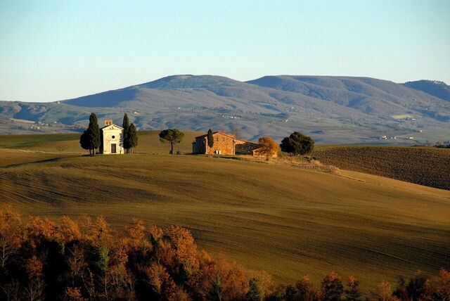 Paisaje en Toscana