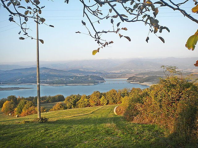 Vista del Lago Bilancino