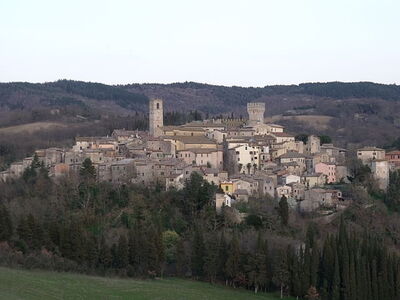 Vista de San Casciano dei Bagni