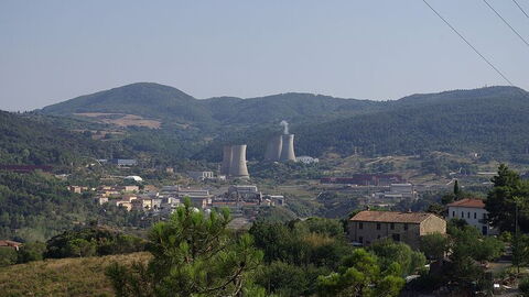 Vista de Larderello