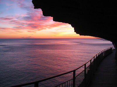 Via dell'Amore anochecer