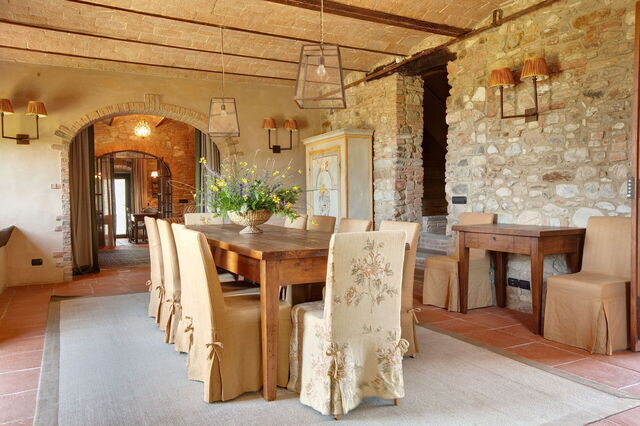Villa Mattei, comedor